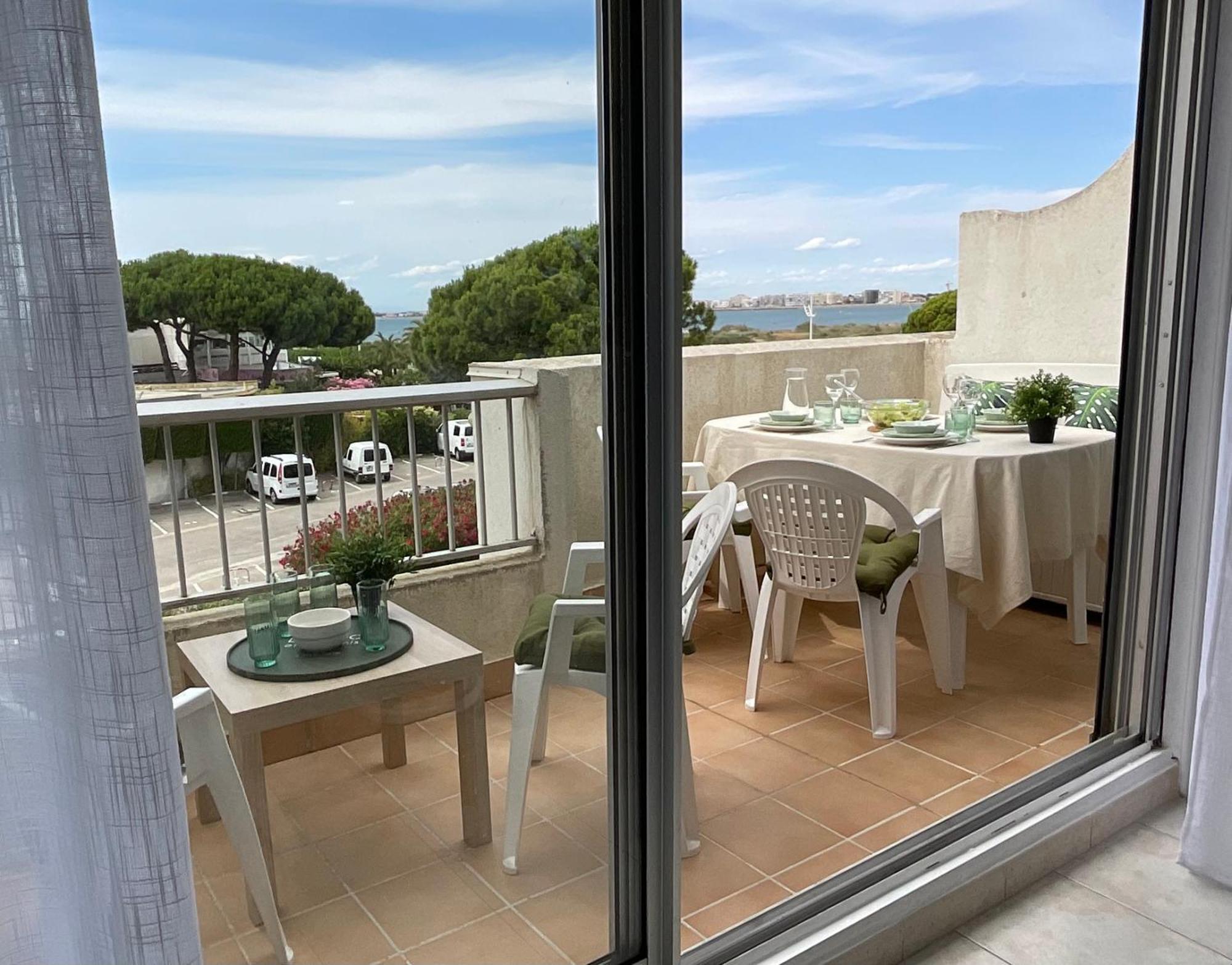 Studio Le Vue Mer Acces Direct A La Plage Parking Prive Clim Belle Terrasse Le Grau-du-Roi Exterior photo